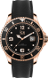 SILICONE NOIR ROSE STYLE SUBMARINER FOND NOIR TAILLE : L